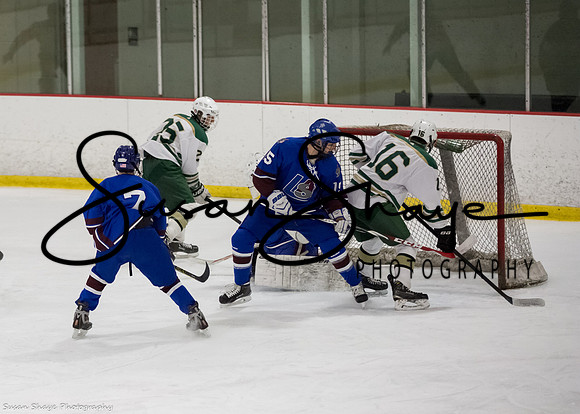#25 Bryce Chaput (Lancaster), #16 Devyn Barrett (Captain, Lancaster)