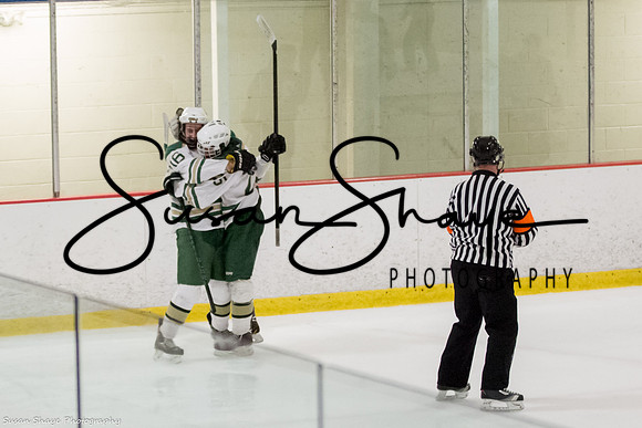 #16 Devyn Barrett (Captain, Lancaster), #25 Bryce Chaput (Lancaster)