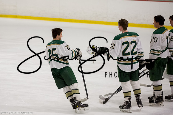#25 Bryce Chaput (Lancaster), #22 Brett Young (Lancaster), #10 Brad Colvin (Lancaster)