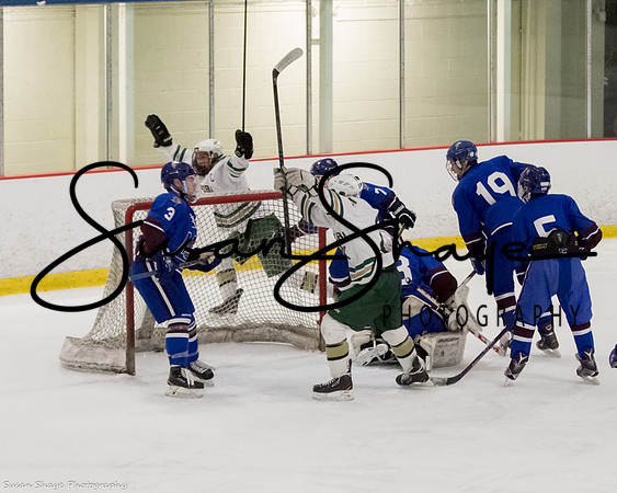 #16 Devyn Barrett (Captain, Lancaster), #25 Bryce Chaput (Lancaster)