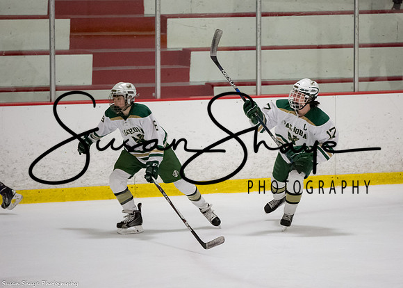 #8 Mark Allaire (Stow), #17 Trevor Sicard (Captain, Leominster)
