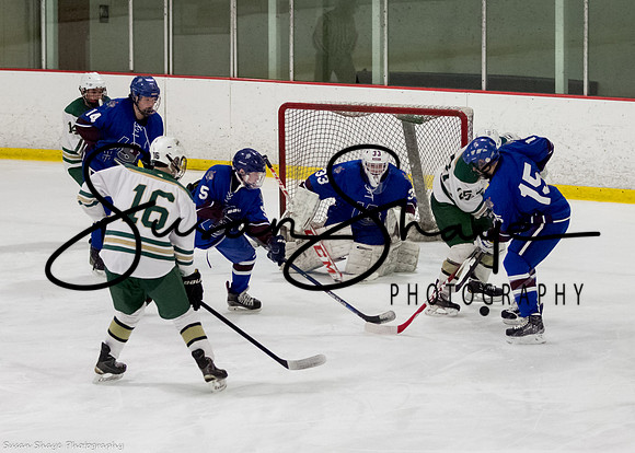 #16 Devyn Barrett (Captain, Lancaster), #25 Bryce Chaput (Lancaster)