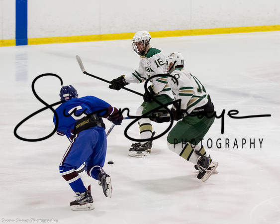 #16 Devyn Barrett (Captain, Lancaster), #10 Brad Colvin (Lancaster)