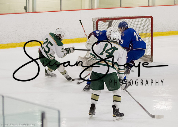 #25 Bryce Chaput (Lancaster), #14 Garren LaPlante (Stow)
