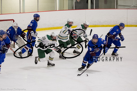 #19 Ryan LeBlanc (Lancaster), #21 Connor Moran (Clinton), #11 John Mannion (Berlin)
