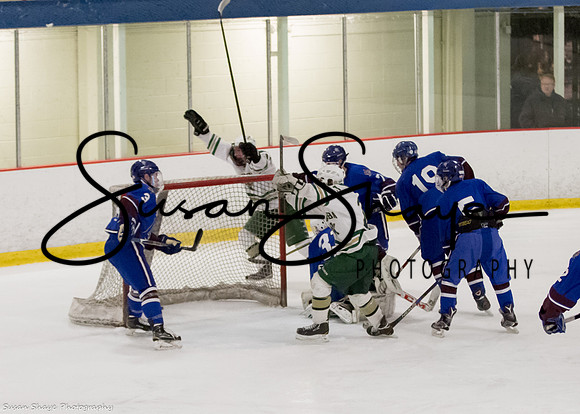 #16 Devyn Barrett (Captain, Lancaster), #25 Bryce Chaput (Lancaster)