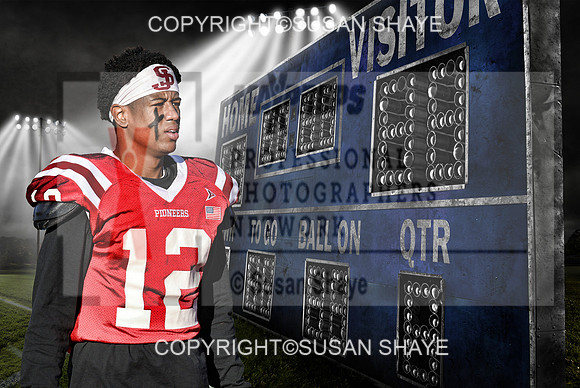 St. John's #12 Antonio Stakely Scoreboard