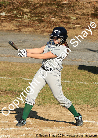 Nashoba JV Softball - Swing & nails it for a double